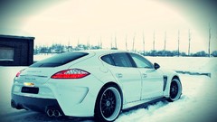 Cars back lit Porsche Panamera Edo Competition