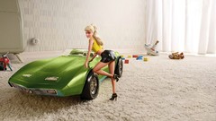 Cars barbie green cars