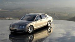 Cars Bentley Continental flying