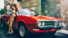 Cars blondes pontiac firebird