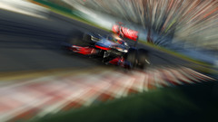 Cars blurry formula one