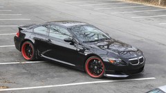 Cars BMW black cars parking lot