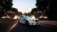 Cars BMW m5 white cars