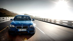 Cars BMW roads bmw m5 blue cars