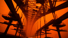 Cars Bridges dust national