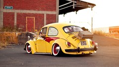 Cars Bug Slammed VW Beetle Wolksvagen Beetle