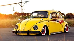 Cars Bug Slammed VW Beetle Wolksvagen Beetle