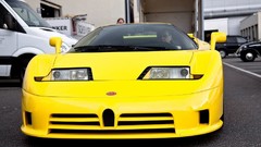 Cars Bugatti front view vehicles Supercars Bugatti EB110