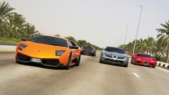 Cars Bugatti Lamborghini McLaren Mercedes-Benz vehicles red 