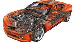 Cars chevrolet camaro detailed