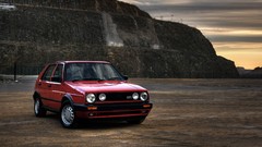 Cars cliffs Volkswagen German cars Volkswagen Golf GTI 