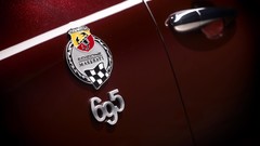 Cars close-up abarth 695 vehicles logos italian cars Fiat 500 