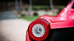 Cars close-up taillights