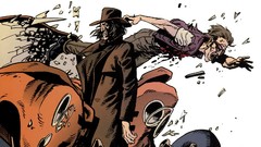 Cars comics dc comics artwork Vertigo Comics preacher