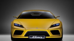 Cars concept art yellow cars Lotus Elan