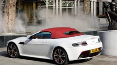 Cars convertible white cars Aston Martin V12 Vantage RS
