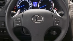 Cars dashboard steering wheel