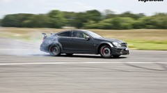 Cars Drift top gear jeremy clarkson Mercedes Benz C63 Black 