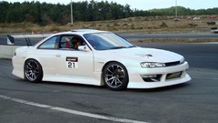 Cars Drifting Nissan 200SX white cars JDM Japanese domestic 