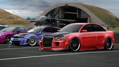 Cars eclipse digital art