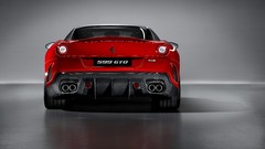 Cars Ferrari back view vehicles Supercars red cars rear view 