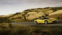 Cars Ferrari ferrari 458 italia ferrari 458 yellow cars