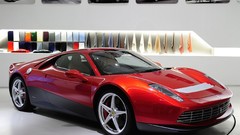 Cars Ferrari red cars SP12 EC