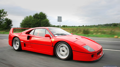 Cars Ferrari vehicles red