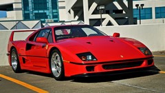 Cars Ferrari vehicles red