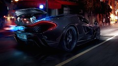 Cars flames mclaren p1