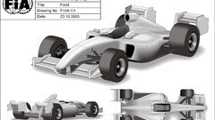 Cars formula one schematic