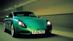 Cars front angle view TVR Tuscan TVR T350
