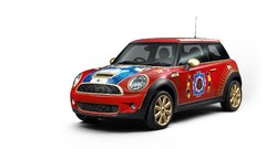 Cars front Mini Cooper George Harrison mini cooper s