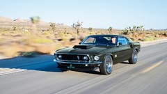 Cars front vehicles 1969 Ford mustang muscle cars front angle 