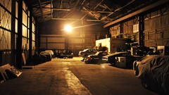 Cars garage Ford mustang subaru impreza workspace