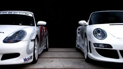 Cars Garages vehicles racing cars white cars