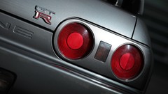 Cars Godzilla badges vehicles Nissan Skyline taillights JDM 