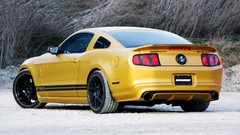 Cars golden Ford mustang geigercars Ford Mustang Shelby Ford 