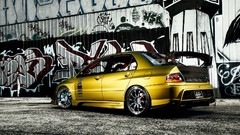 Cars graffiti vehicles Mitsubishi