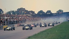 Cars grass formula one