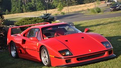 Cars grass Supercars ferrari