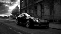 Cars grayscale Bentley monochrome