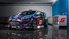 Cars gymkhana Ken Block Rally Car Ford racing Ford Fiesta WRC 