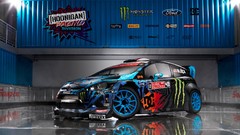 Cars gymkhana Ken Block Rally Car Ford racing Ford Fiesta WRC 