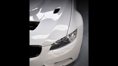 Cars headlights BMW E92