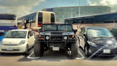 Cars Hummer parking Hummer H1