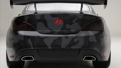 Cars Hyundai streets concept art rear view cars Hyundai Genesis 