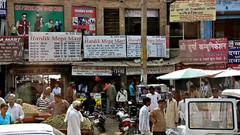 Cars India buildings cityscapes Delhi