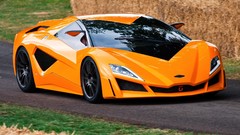 Cars italdesign frazer-nash namir yellow cars