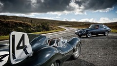 Cars jaguar roads Supercars jaguar e-type jaguar d-type